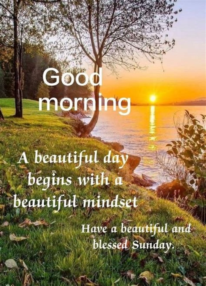 Embracing The Serenity Of A Beautiful Morning Sunday