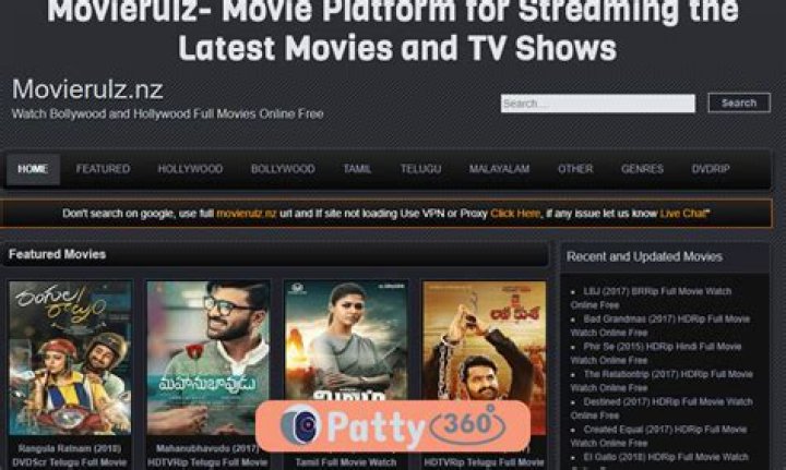 Today's Movie And TV Shows On Movierulz