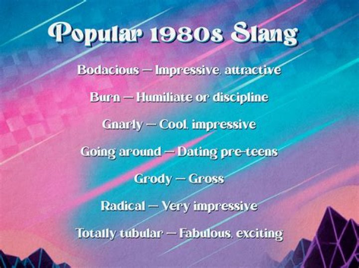 Totally Tubular Slang From The 80s: A Linguistic Blast From The Past