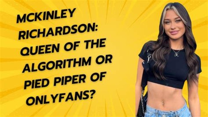 Unveiling The Allure Of McKinley Richardson's OnlyFans